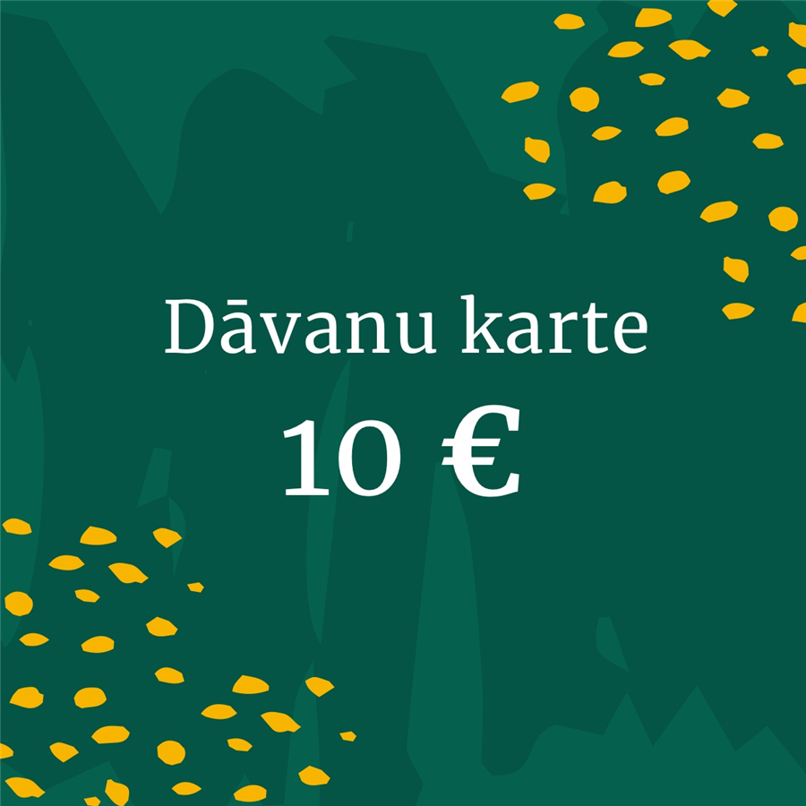 Dāvanu karte 10 eur vērtībā