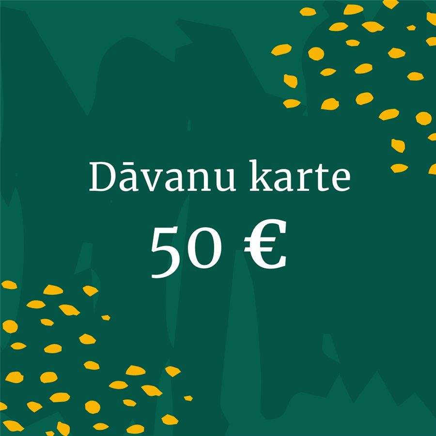 Dāvanu karte 50 eur vērtībā